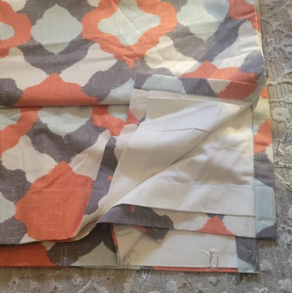 1 drapery panel 50x106 Lined weighted curtain (2 available)